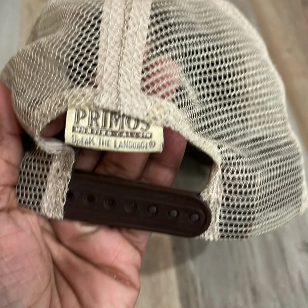 Primos Hunting Brown Khaki & Tan Mesh Baseball Cap Trucker Hat
